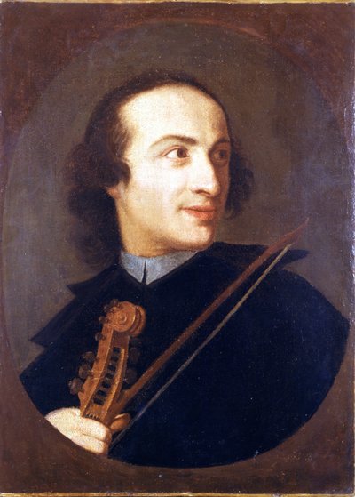 Portrait de Giuseppe Tartini (1692 - 1770), violoniste et compositeur italien. Museo del Castello. Milan - Unknown artist