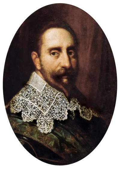 Portrait de Gustave-Adolphe II (1594-1632), roi de Suède de 1611 à 1632. Peinture. Padoue, Musée municipal de Padoue. - Unknown artist