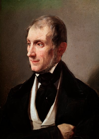 Portrait du romancier et poète italien Tommaso Grossi (1790-1853) - Unknown artist