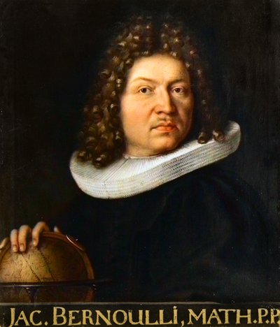 Portrait de Jacques Bernoulli (1667-1748) - mathématicien suisse - Unknown artist
