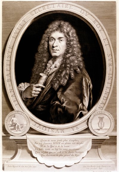 Portrait de Jean Baptiste Lully - Unknown artist