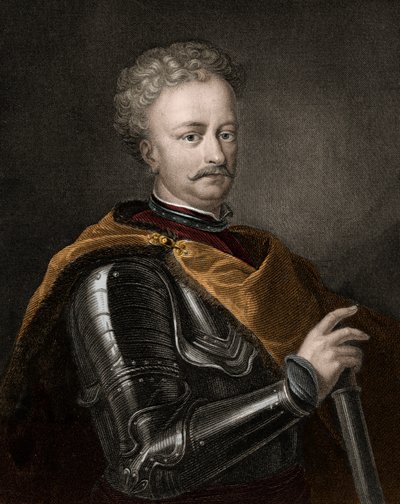 Portrait de Jean III Sobieski (1629-1696) Roi de Pologne - Jean Sobieski III - Unknown artist