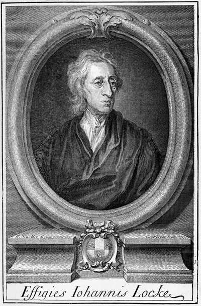 Portrait de John Locke (1632 - 1704), philosophe anglais - Unknown artist