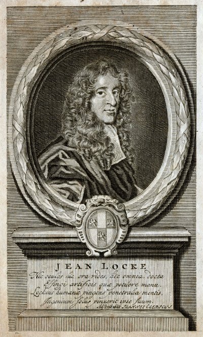 Portrait de John Locke (1632 - 1704), philosophe anglais - Unknown artist