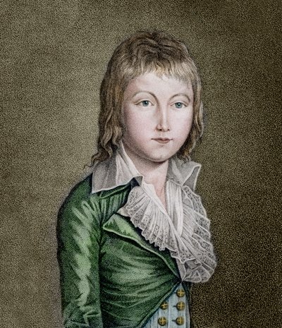 Portrait de LOUIS XVII (1785-1795) le dauphin de France - Unknown artist