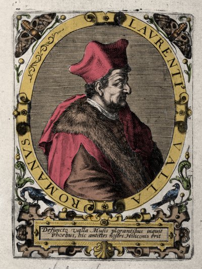 Portrait de Laurentius Valla de Lorenzo della Vale - Unknown artist