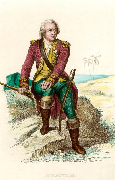 Portrait de Louis Antoine, Comte de Bougainville (1729 - 1811) navigateur français. Gravure du XIXe siècle. Coll. Go. - Unknown artist