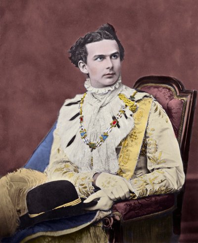 Portrait de Louis II de Bavière (Ludwig Otto Friedrich Wilhelm par Wittelsbach) - Unknown artist