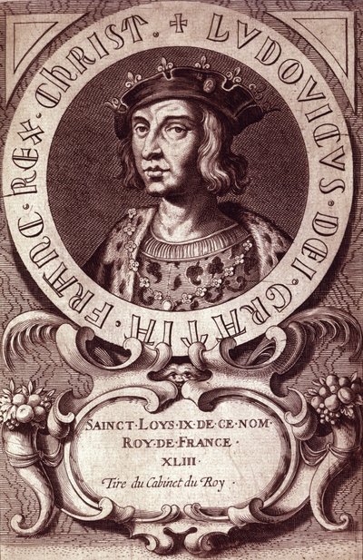 Portrait de Louis IX ou Saint Louis (1214 - 1270) - Unknown artist