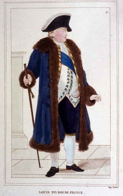 Portrait de Louis XVI (1754 - 1793) Gravure de 1830 - Unknown artist