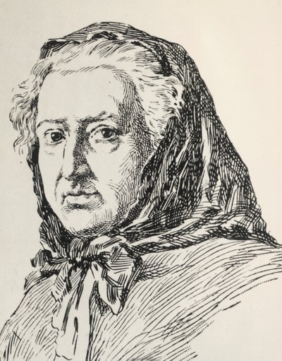Portrait de Louise Ackermann - Unknown artist