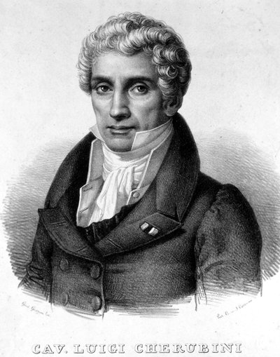 Portrait de Luigi Cherubini (1760-1842), compositeur italien - Unknown artist