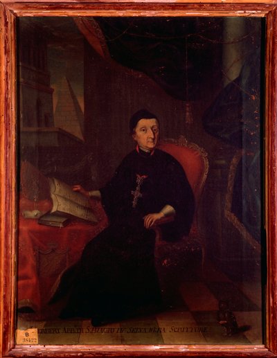 Portrait de Martin Gerbert von Hornau (1720-1793) théologien, historien et écrivain allemand sur la musique. Peinture anonyme. 18e siècle. Bologne, Civico museo bibliografico musicale - Unknown artist