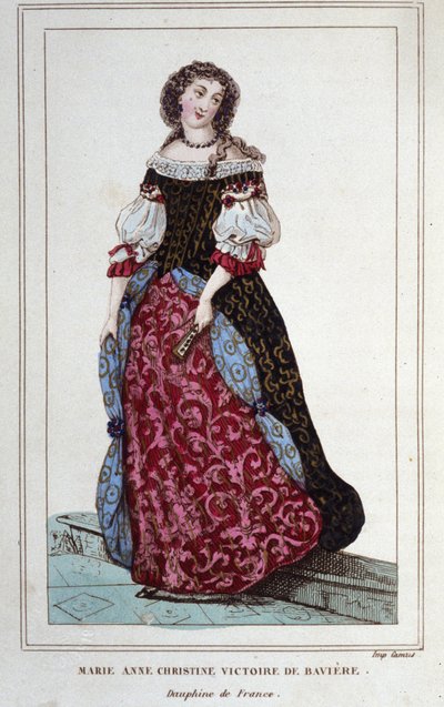 Portrait de Marie-Anne-Christine de Bavière, Munich - Unknown artist