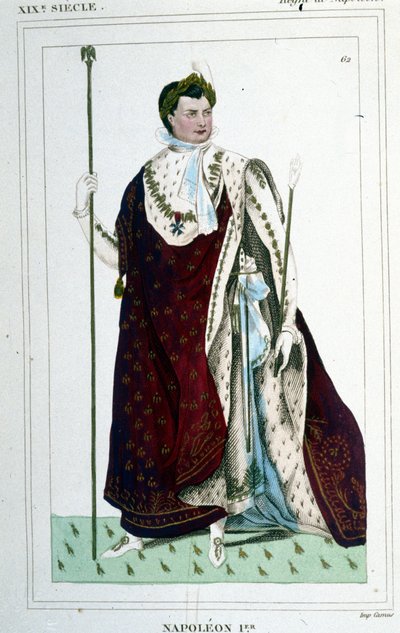 Portrait de Napoléon Ier (1769 - 1821) en costume d