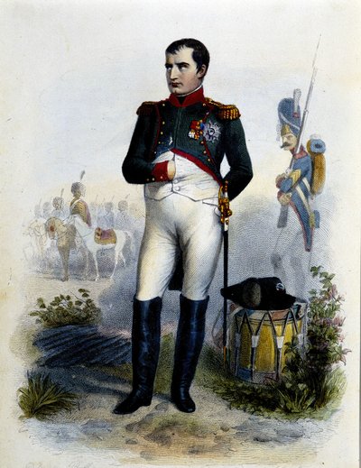 Portrait de Napoléon Ier. Gravure du 19ème siècle - Unknown artist