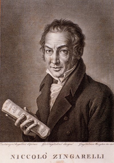 Portrait de Nicola Antonio Zingarelli - Unknown artist