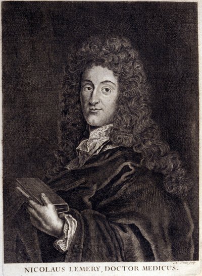 Portrait de Nicolas Lemery (1645 - 1715), apothicaire et chimiste français - Unknown artist