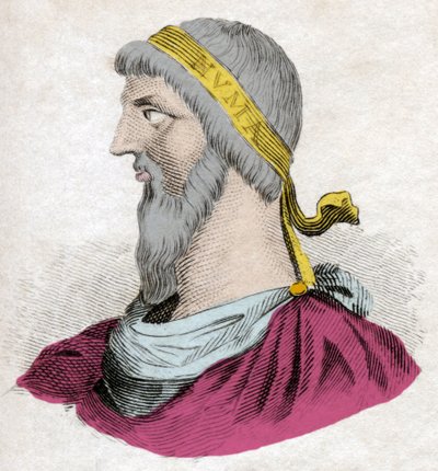 Portrait de Numa Pompilius, deuxième roi légendaire de Rome - Unknown artist