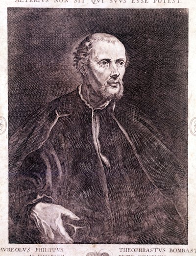 Portrait de Philipp Aureolus Theophrast Bombast von Hohenheim Paracelsus - Unknown artist