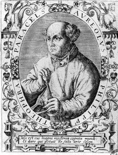 Portrait de Philippus Aureolus Theophrastus Bombastus von Hohenheim Paracelsus - Unknown artist