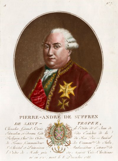 Portrait de Pierre André de Suffren de Saint Tropez - Unknown artist