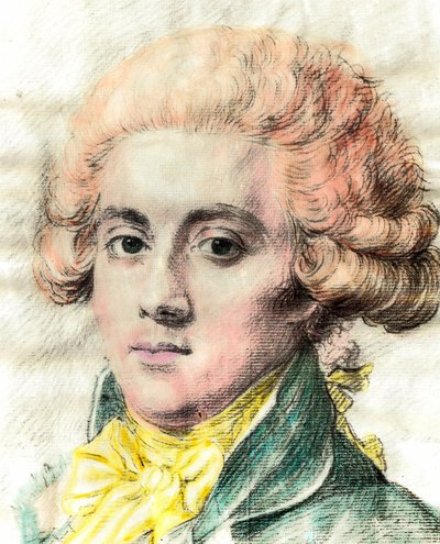 Portrait de Pierre Victorien Vergniaud (détail) - Unknown artist