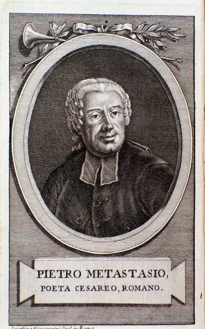 Portrait de Pietro Metastasio (gravure) - Unknown artist