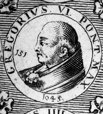 Portrait du pape Grégoire VI (mort en 1048). - Unknown artist