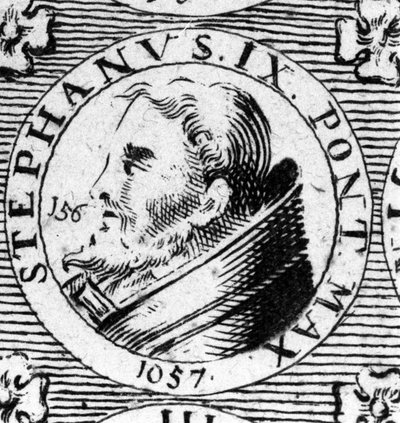 Portrait du Pape Étienne IX. - Unknown artist