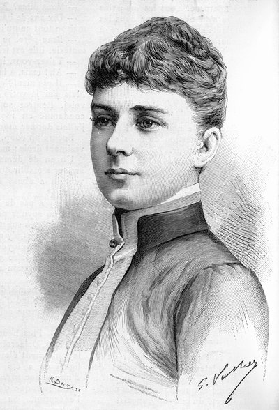 Portrait de la princesse Ebba Munck, épouse du prince Oscar II de Suède en 1888. - Unknown artist