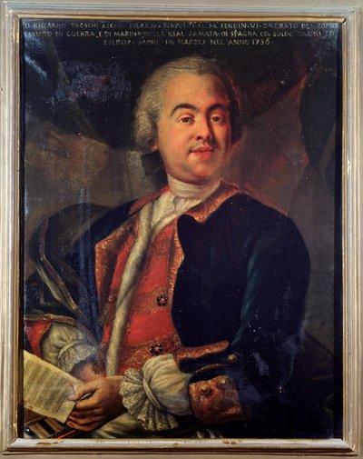 Portrait de Riccardo Broschi, compositeur italien - Unknown artist