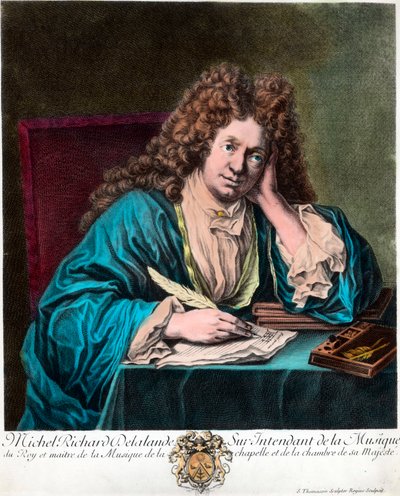 Portrait de Richard Delalande, surintendant de la Musique du Roi, à Paris - Unknown artist
