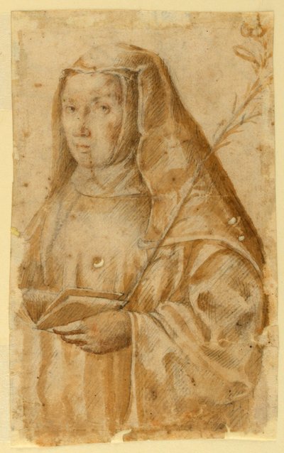 Portrait de Sainte Catherine de Sienne - Unknown artist