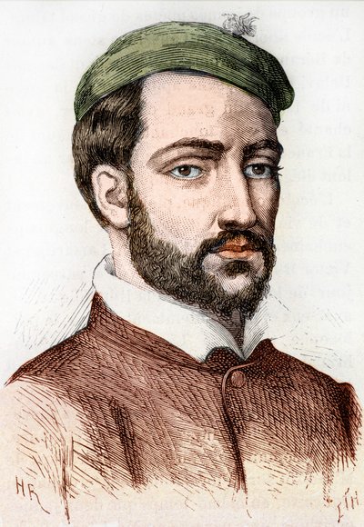 Portrait de Théodore Géricault, peintre français (1791 - 1824) - dans « L
