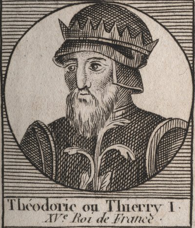 Portrait de Thierry III - Unknown artist