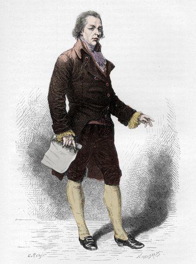 Portrait de William Pitt le Jeune (1759-1806) - gravure dans « L