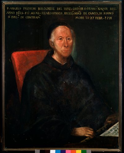 Portrait du père Angelo Tommaso Predieri (1655-1731), compositeur et professeur italien - Unknown artist