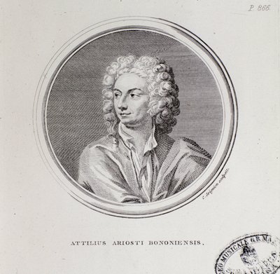Portrait du compositeur italien Attilius Ariosti - Unknown artist