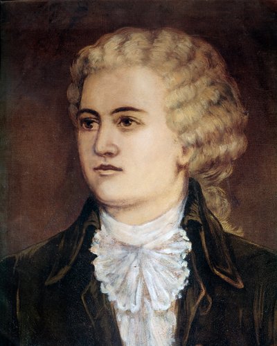 Portrait du compositeur autrichien Wolfgang Amadeus Mozart lors de son séjour à Prague en 1786 - Unknown artist