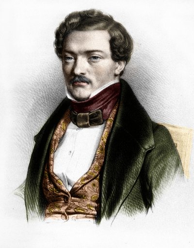 Portrait du ténor français Gilbert-Louis Duprez - Unknown artist