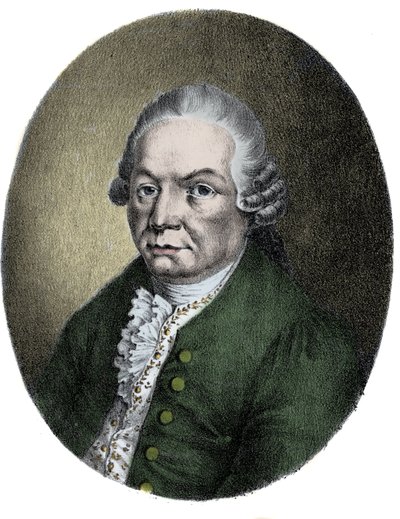 Portrait du compositeur allemand Carl Philip Emanuel Bach (1714-1788) - Unknown artist