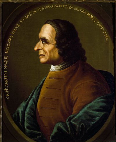 Portrait du compositeur et violoniste italien Giuseppe Tartini (1692-1770) - Unknown artist