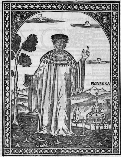 Portrait du poète italien Francesco Petrarca - Unknown artist