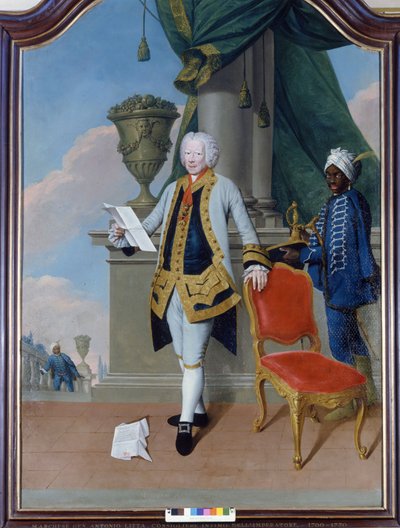 Portrait du marquis Antonio Litta (1700 - 1770), conseiller intime de l
