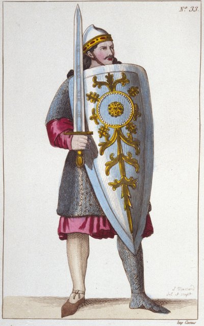 Portrait du paladin Roland, neveu de Charlemagne - Unknown artist