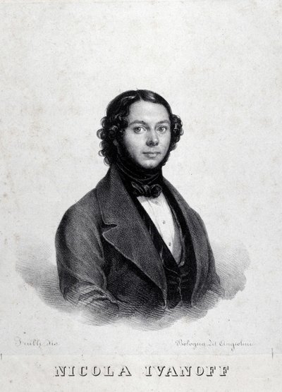 Portrait du chanteur russe Nicola Ivanoff - Unknown artist