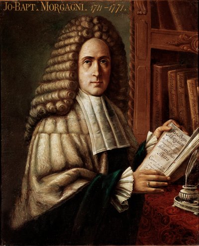 Portrait du médecin et anatomiste Giovanni Battista Morgagni (1683-1771), fondateur de l