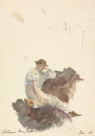 Homme portugais (Madère), janvier 1868 - Unknown artist