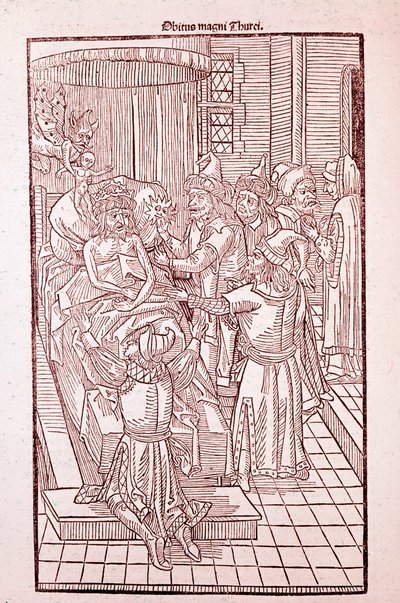 Probablement le sultan Mehmed II en 1481 (gravure) - Unknown artist